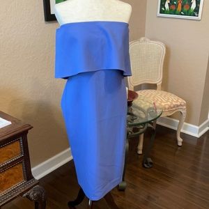 Likely Strapless Driggs Dress in Blue New with Tag